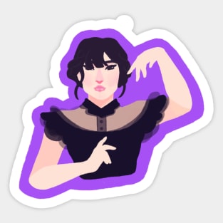 Wednesday Addams at the Rave’N Sticker